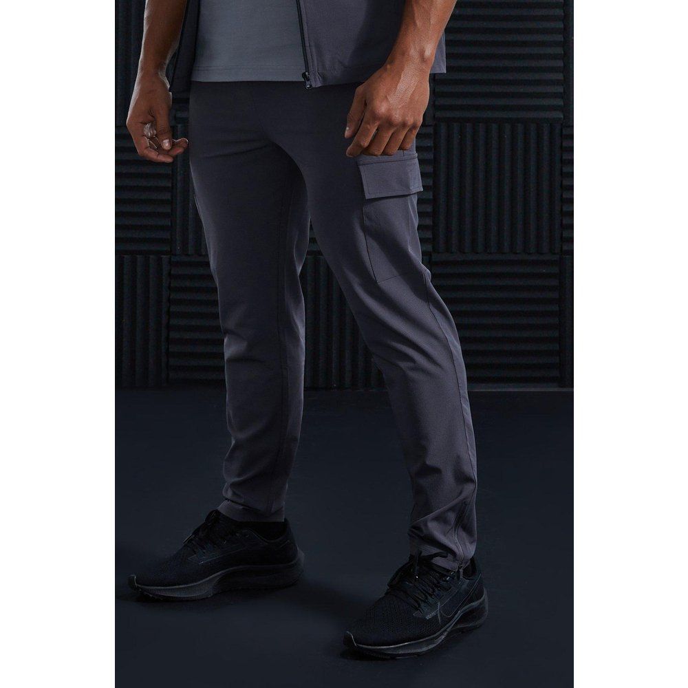 Jogging cargo fuselé - L - Boohooman - Modalova