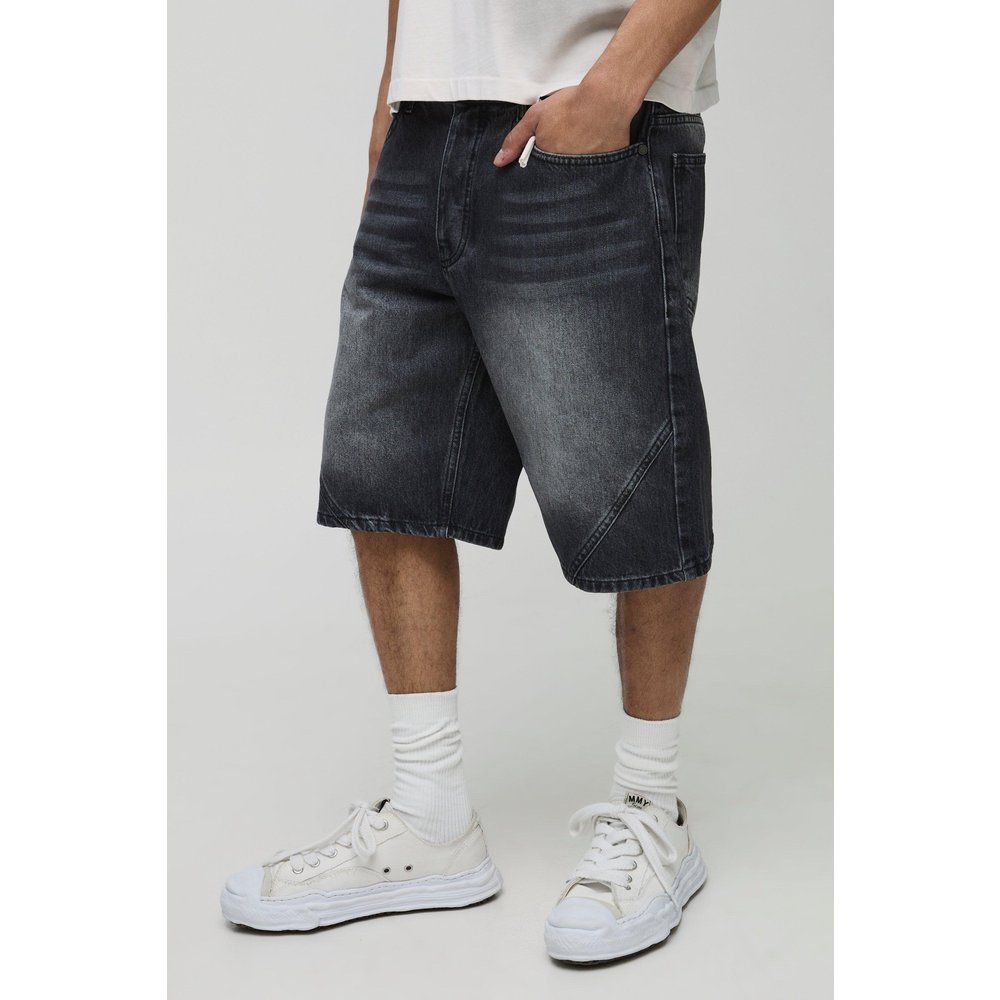 Short en jean délavé - 28 - Boohooman - Modalova
