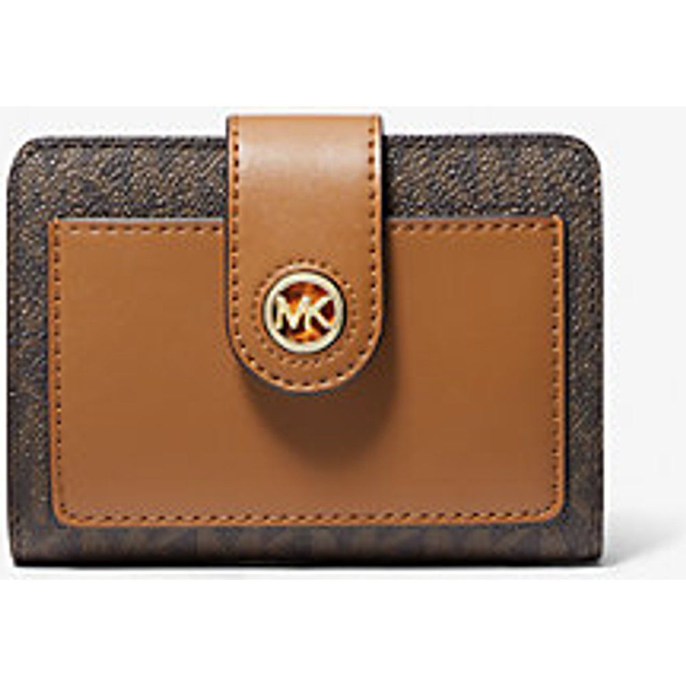 MK Petit portefeuille à logo Signature - Michael Kors - MICHAEL Michael Kors - Modalova