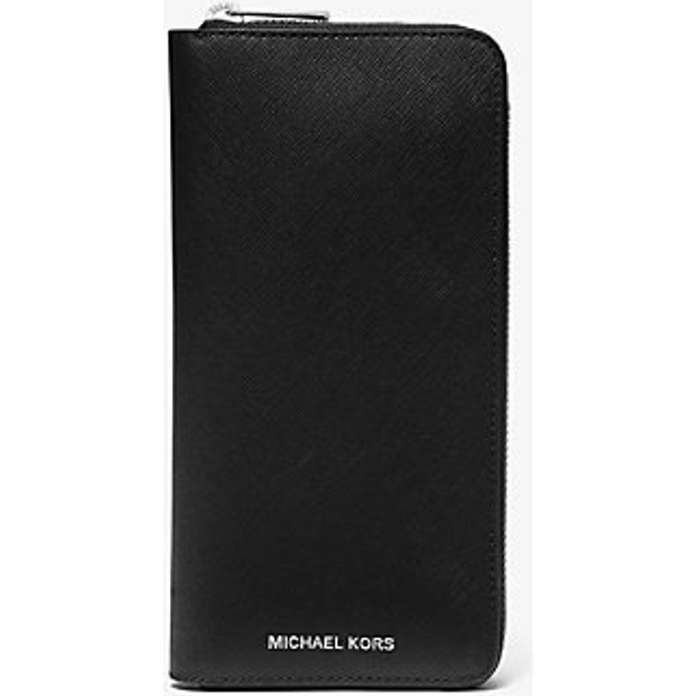 MK Portefeuille Henry entièrement zippé en cuir Saffiano - - Michael Kors - Michael Kors Mens - Modalova