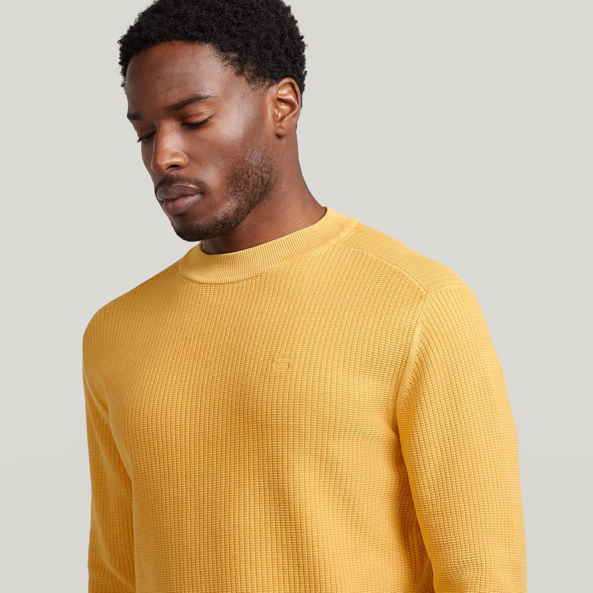 Pull Washed Knit - Jaune - Hommes - G-Star RAW - Modalova
