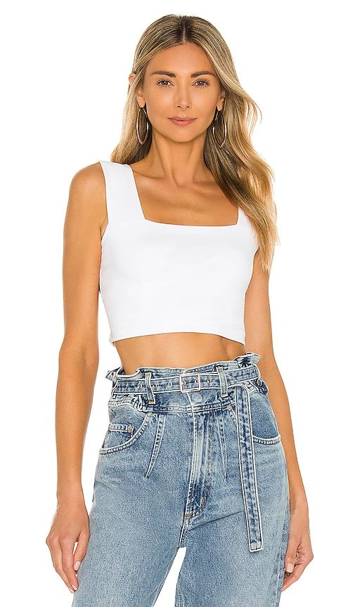 Wide Strap Crop Top in . Size M, S, XL, XS - Susana Monaco - Modalova