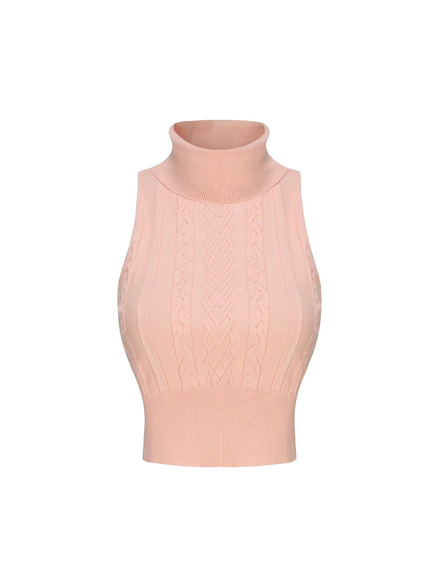 Janelle Knit Top (Peach) - L - Crop tops - Nana Jacqueline - Modalova
