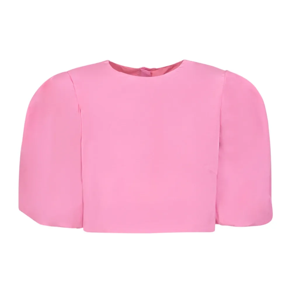Msgm - Tops > T-Shirts - Pink - Msgm - Modalova
