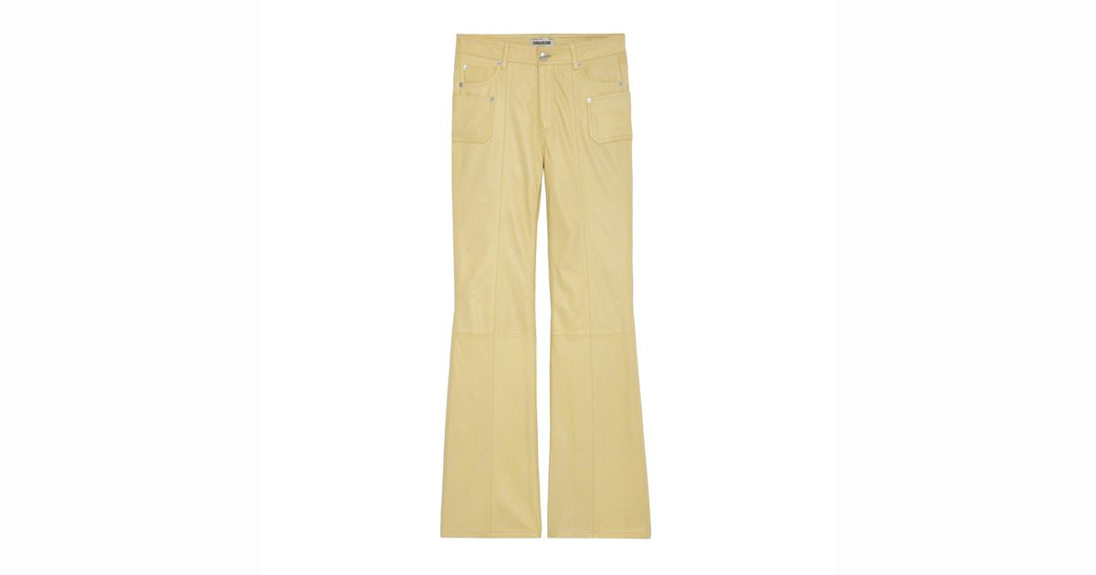 Pantalon cuir femme shop zadig et voltaire