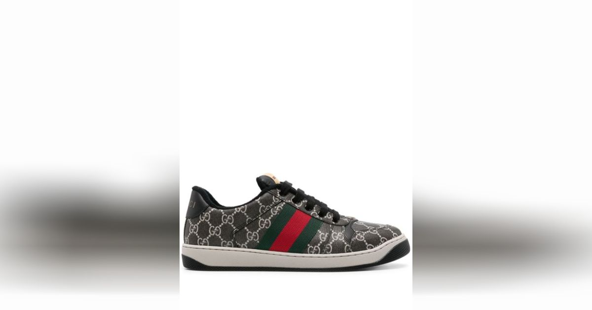 Baskets Gucci Luxe Noir pour Homme Modalova