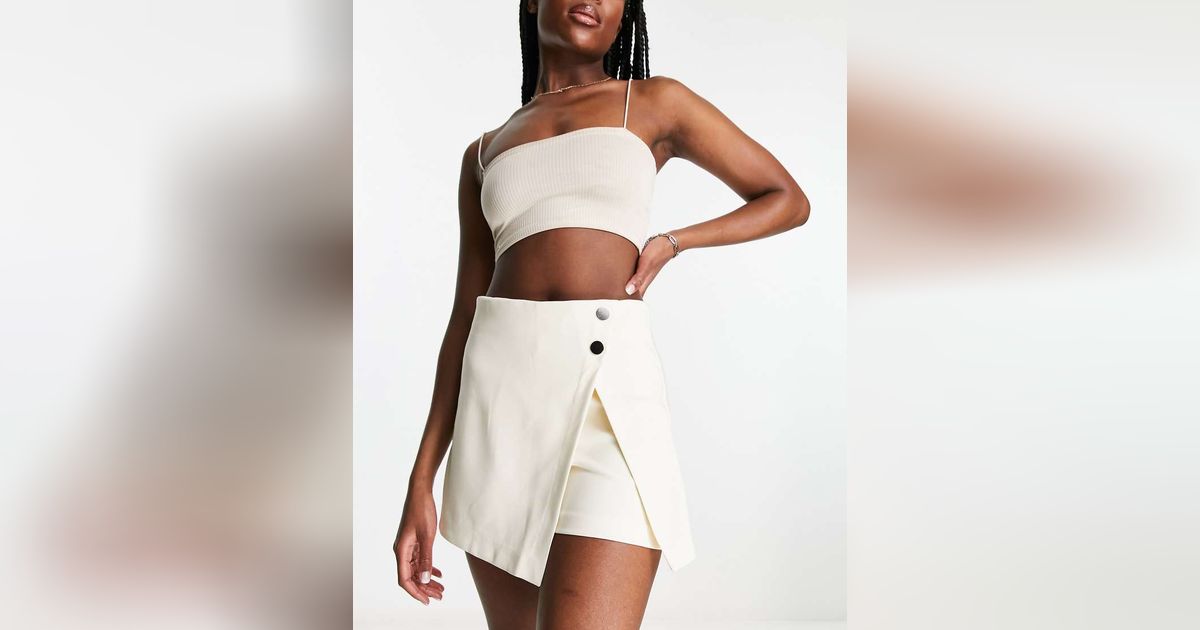Jupe short portefeuille new arrivals