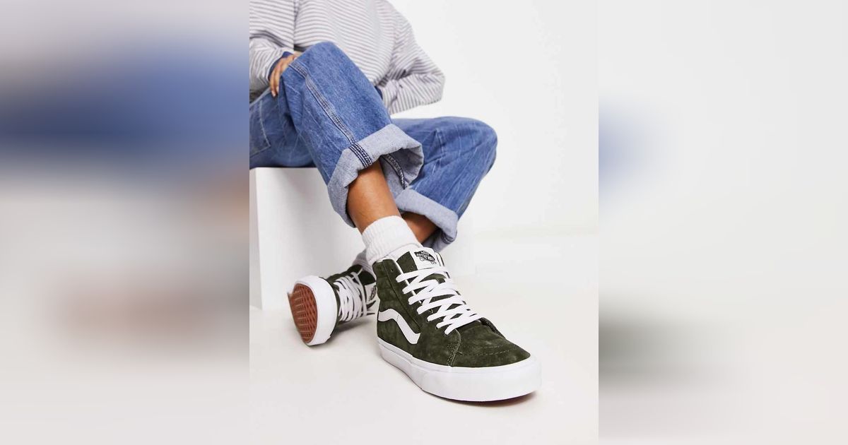 Vans best sale montante daim
