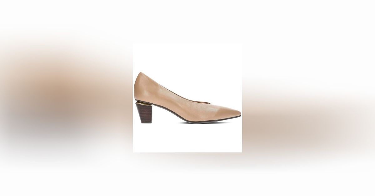 Escarpins Pedro Miralles En Cuir Beige - Taille 38.5, Talon Haut, Occasion Très Bon état