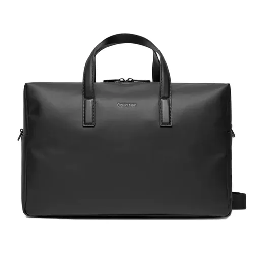 Sac de voyage noir en cuir Hexagona - Sac de voyage Homme sur MenCorner