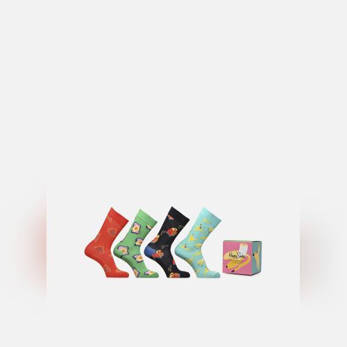 Lot de 4 Happy Socks Disney Gift Set Calcetines Mixte 