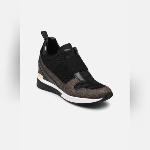 Basket femme cheap michael kors noir