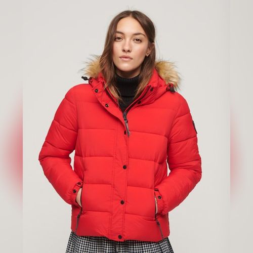 Doudoune rouge hotsell superdry femme
