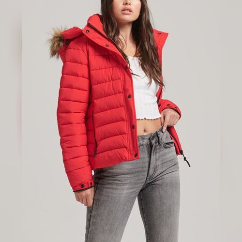 Doudoune superdry hotsell femme rouge