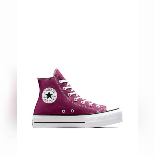 Converse rouge best sale a plateforme