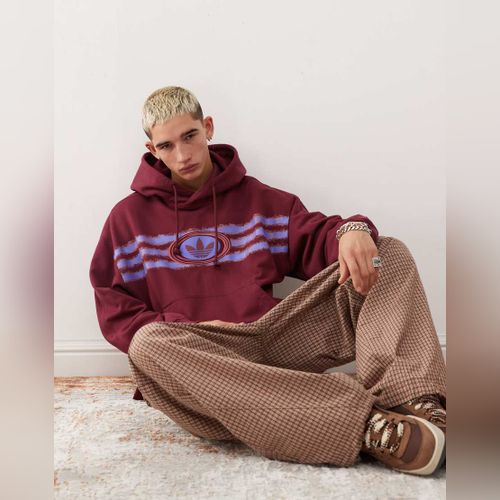 Sweat adidas rouge bordeaux online