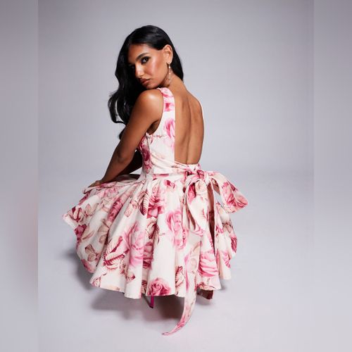 Asos robe cocktail rose on sale