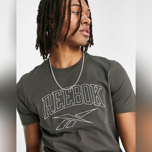 Reebok t outlet shirt homme marron