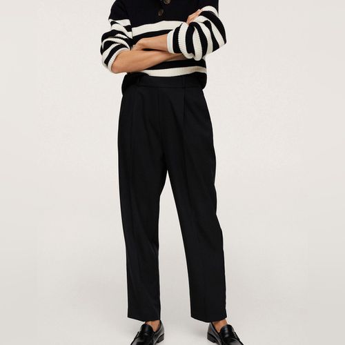 Zara pantalon droit femme 40 - T3 - L Noir Noir - Vêtements