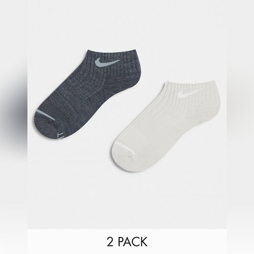 Nike - Lot de 6 paires de chaussettes avec logo virgule - Blanc
