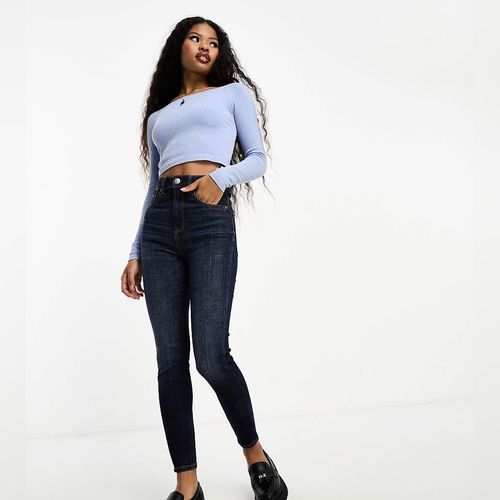 Jean Taille Haute Stradivarius Bleu pour Femme Modalova
