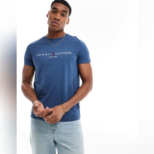 Tee shirt tommy hilfiger bleu outlet