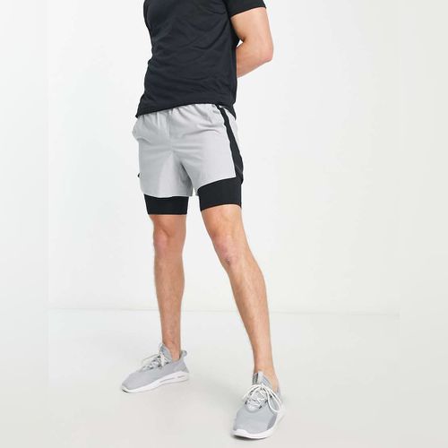 Short 2-en-1 18 cm UA Launch Elite pour homme