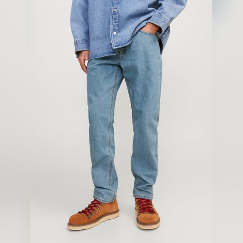 JACK & JONES Herren Jeans JJIMIKE – Tapered Fit, Mittlere Taille, Aus Baumwolle