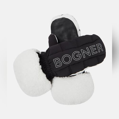 Gant de ski Alex pour homme Bogner - Blanc cassé noir 