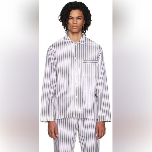 Chemise de pyjama en coton bio Tekla pour homme Homme Vêtements Vêtements de nuit 